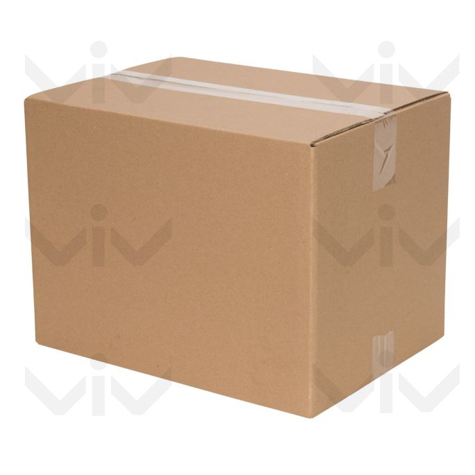 Kartonnen Dozen, Dubbelgolf, 600 x 520 x 600 mm, Bruin