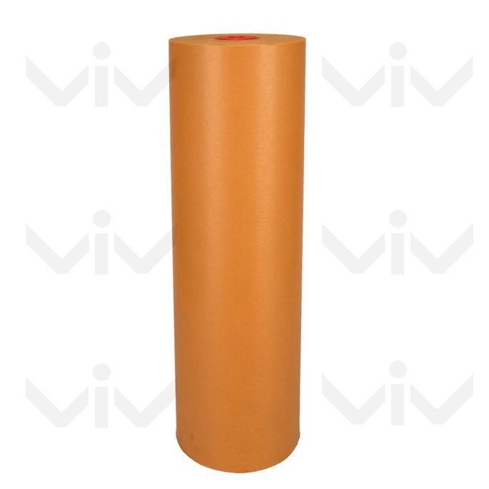 Kraftpapier op rol, 59 cm x 400 meter, 50 gram/m2, Oranje