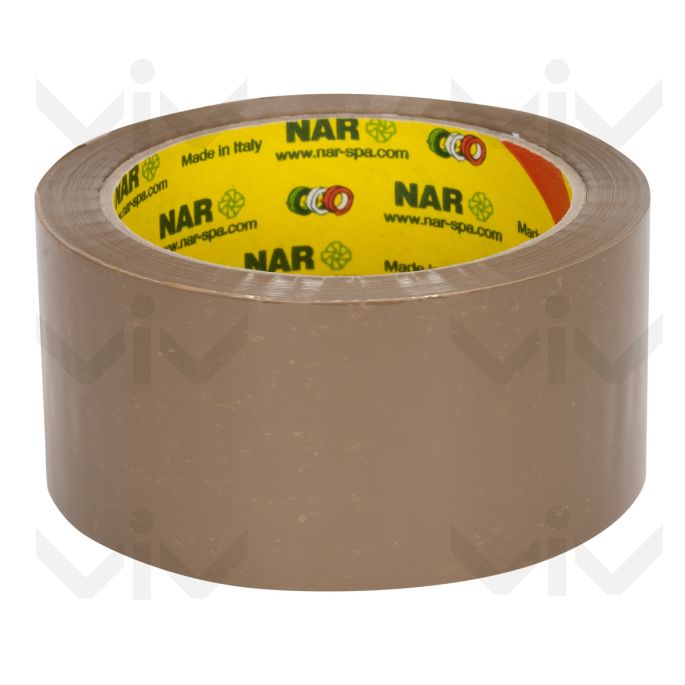 PP Solvent Tape (NAR), Bruin, 50 mm x 66 meter