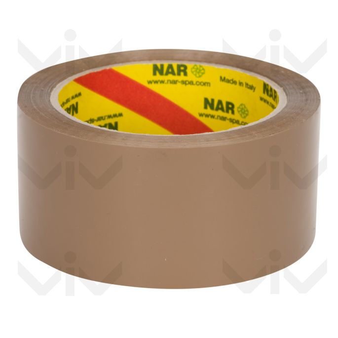 PP Acryl Tape Low Noise (NAR), Bruin, 50 mm x 66 meter