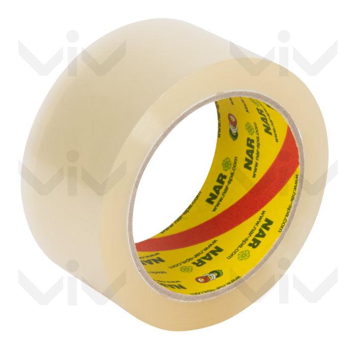 PP Acryl Tape Low Noise (NAR), Transparant, 50 mm x 66 meter