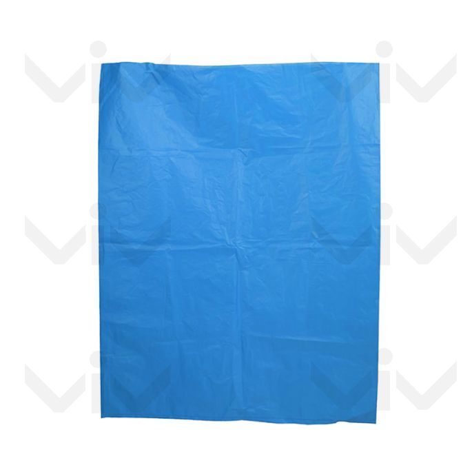 Plastic zakken (PE), Blauw, 46 x 5 x 84 cm, 110 micron