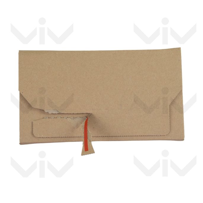 Wikkelverpakking, 320 x 320 x 10-80 mm (LP formaat), Bruin