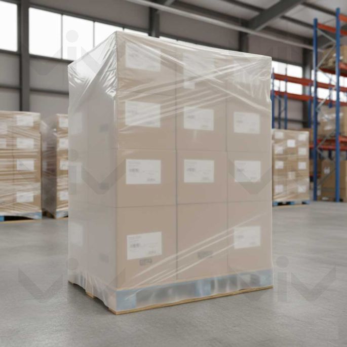 LDPE Krimphoezen, Translucent, 1270 x 1080 x 1800 mm, 100 micron