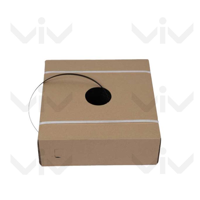 Dispenserdoos PP band, 16 mm x 0,55 mm, 1000 meter, Zwart