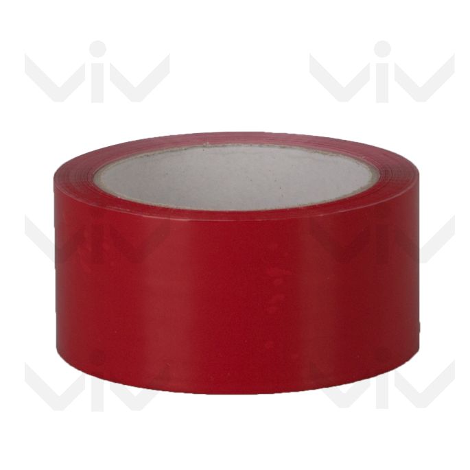 PP Acryl Tape Low Noise, Rood, 50 mm x 66 meter