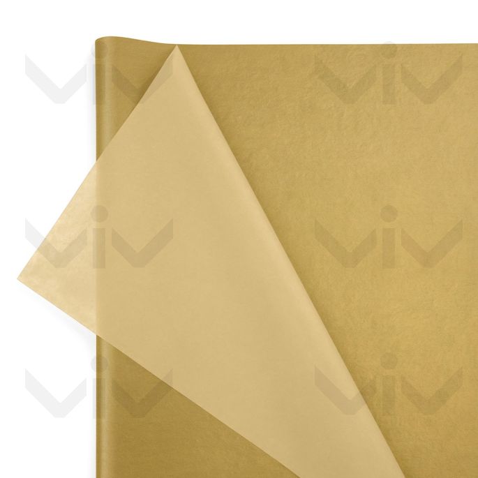 Vloeipapier, 50 x 76 cm, 18 gram/m2, Goud
