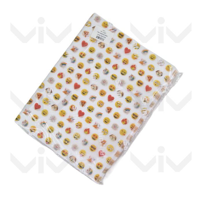 Vloeipapier, 50 x 76 cm, 18 gram/m2, Emoji