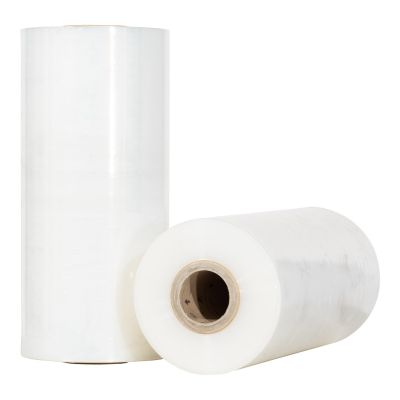 Machinewikkelfolie, 17 micron, 50 cm x 1815 meter, 150% voorrek, Transparant