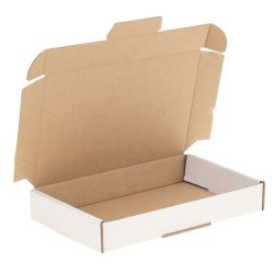 Brievenbusdoosjes, 255 x 160 x 28 mm (A5+ formaat), Wit