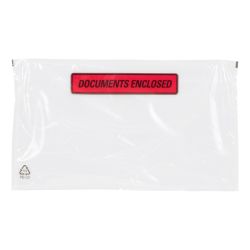 Paklijstenvelop, 'Documents Enclosed', 220 x 160 mm
