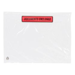 Paklijstenvelop, 'Documents Enclosed', 160 x 115 mm