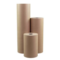 Kraftpapier op rol, 70 cm x 285 meter, 70 gram/m2, Bruin