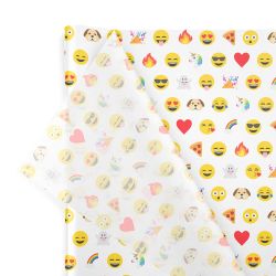 Vloeipapier, 50 x 76 cm, 18 gram/m2, Emoji