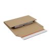 Wikkelverpakking, 320 x 320 x 10-80 mm (LP formaat), Bruin