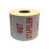 Niet Stapelen Etiketten, 97 x 79 mm, 1000 stuks per rol