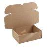 Postdoosjes met Klepsluiting, Enkelgolf, 330 x 242 x 77 mm (A4+ formaat), Bruin