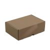 Postdoosjes met Klepsluiting, Enkelgolf, 225 x 155 x 77 mm (A5 formaat), Bruin