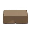 Postdoosjes met Klepsluiting, Enkelgolf, 330 x 242 x 77 mm (A4+ formaat), Bruin