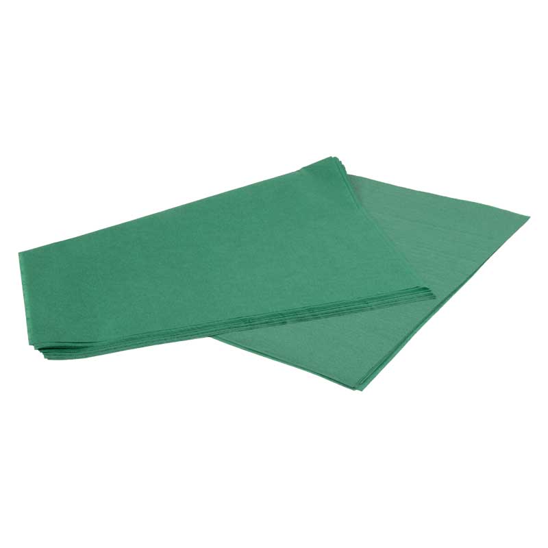 20 vellen zijdepapier groen, 56 x 56 cm, zijdepapiervellen, boeket